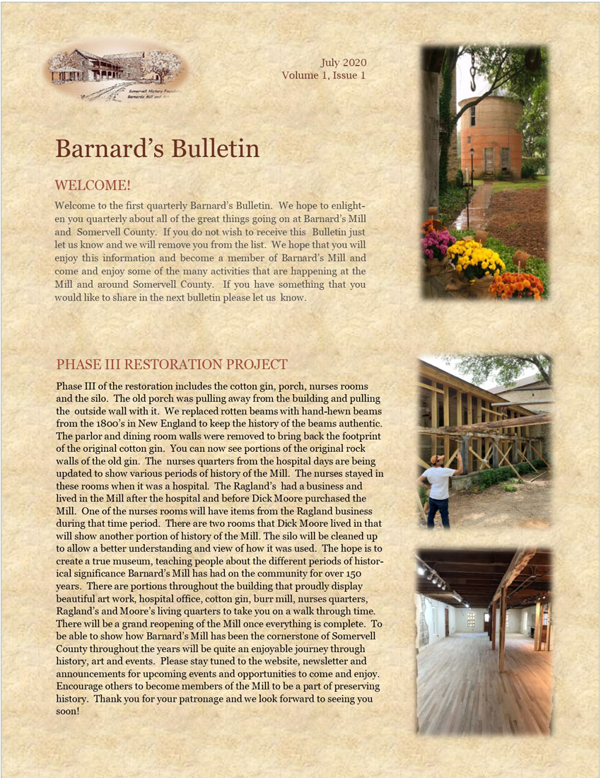 Barnard's Bulletin - July 2020 pg 1